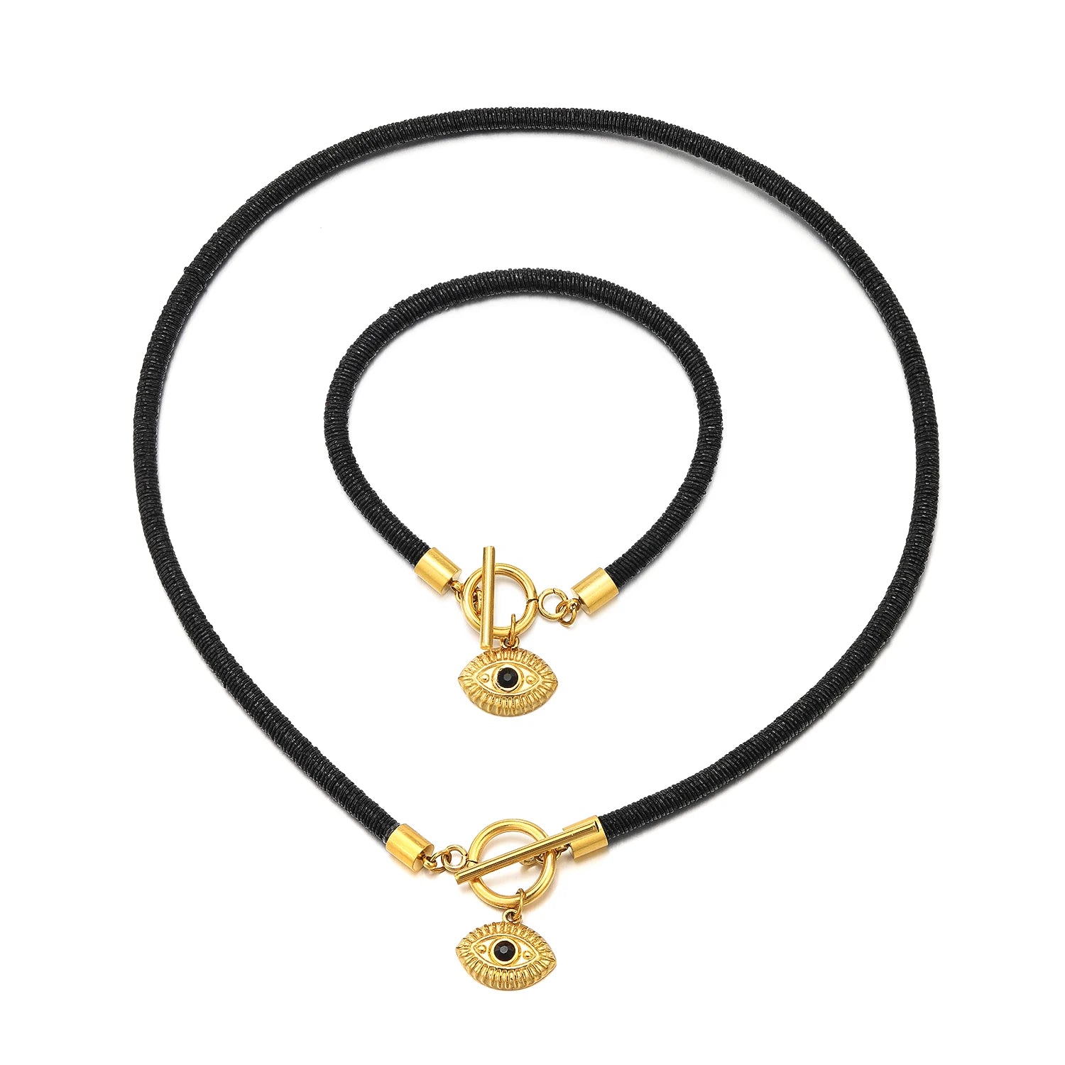 Custom New Design Stainless Steel 18K Gold Plated Link Chain Hook OT Buckle Pendant Necklace Unisex Casual/Sporty Anniversary