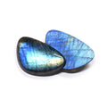 Wholesale Loose Labradorite Stone Spectrolite Quartz Crystal Natural Stone Cabochon Leaf Shaped Design for Gemstone Collecting
