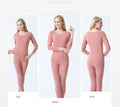 Women's Ready Ship No Trace Thermal Underwear Winter Warm Top Lace Breathable Seamless Eco-Friendly Spandex/Polyester Quick Dry