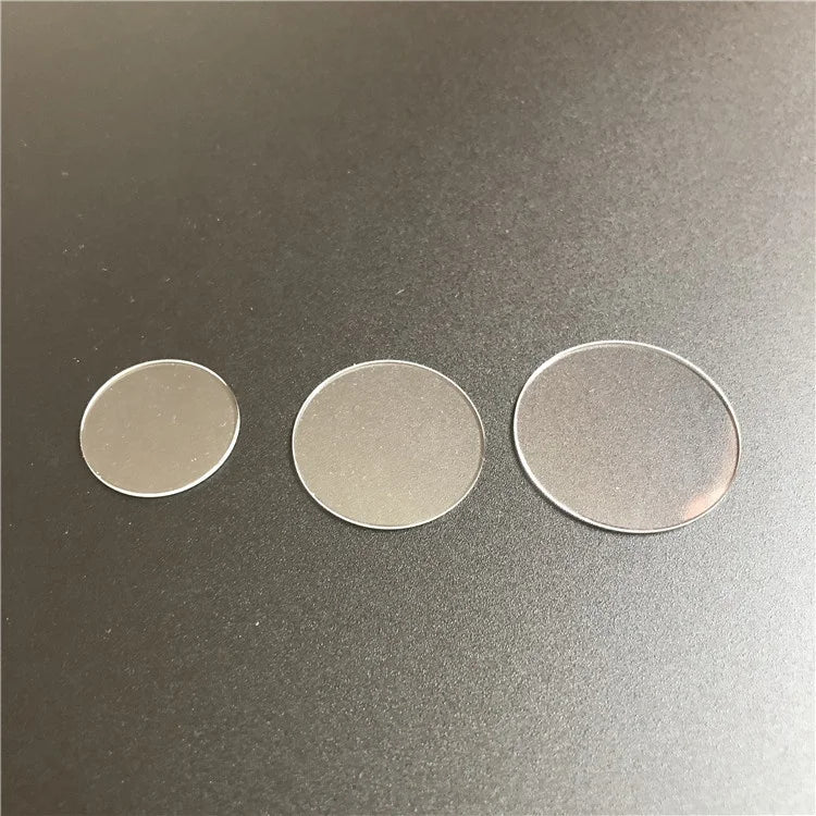 Customized Size 15-45mm Diameter 1mm Thickness Anti-scratch Flat Transparent Repair Cheaper Wrist Watch Crystal Sapphire Glass
