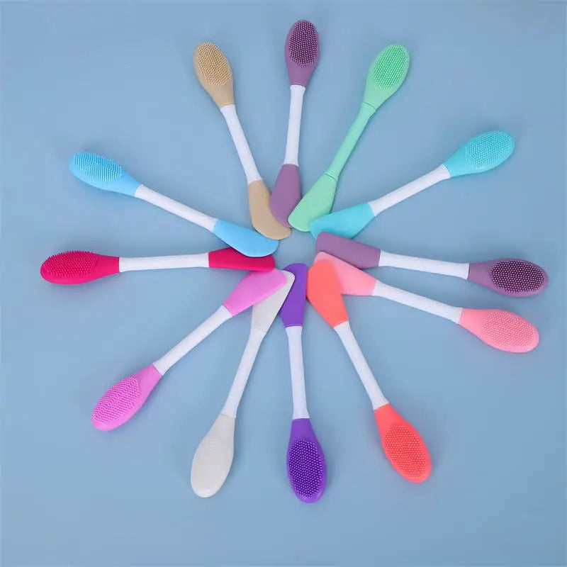 16cm Beauty Tool Facial Mask TPR Silicone Makeup Brush 165mm Double Head Facial Mask Stick