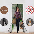 Modern Design Wholesale Door Mesh Mosquito Netting Curtains Magnet Doorway Patio Nets