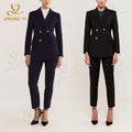 Custom Women's Suit Two Piece Set Customized Styles Colors Women's Suit Jackets Pants Business Blazers Ladies Women