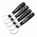 Custom Wholesale Silicone Keychains Wristband Bracelet Rubber Silicone Bangle Keychain Bracelets for Sale