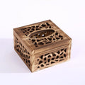 Wholesale Wooden Tissue Box Square Cover - Decorative Tissue Box Holder Farmhouse Country Decor