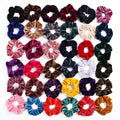 MIO Ladies Fashion Classic Velvet Headband Elastic Hair Band Holder Ponytail Ladies Headband Solid Color Velvet Scrunchies