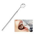 Reusable Handle Stainless Steel Oral Hygienic Kit Multi-Purpose Dental Mirror for Mouth Hygiene