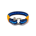 Factory Naval Men Vintage Hand Woven Bracelet Nylon Rope Stainless Steel Anchor Rope Jewelry Bracelet for Men and Women