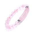 Healing Natural Gem Stone tiger Eye Rose Quartz Agate Topaz Aventurine Beads Beaded Bracelet and Bangle Jewelry 8mm Bead