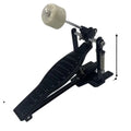 High Quality Single Step Jazz Drum Pedal Aluminum Alloy Tom Drum Hammer Set with Accessory Pedal Musical Instruments Accessories