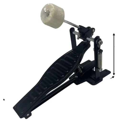 High Quality Single Step Jazz Drum Pedal Aluminum Alloy Tom Drum Hammer Set with Accessory Pedal Musical Instruments Accessories
