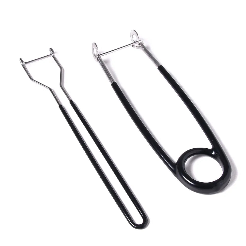 Stainless Steel Fish Mouth Opener Fishing Lip Gripper Tool Frog Lures Take Recovery Fishing Tools Spreader Lock Hook Remover