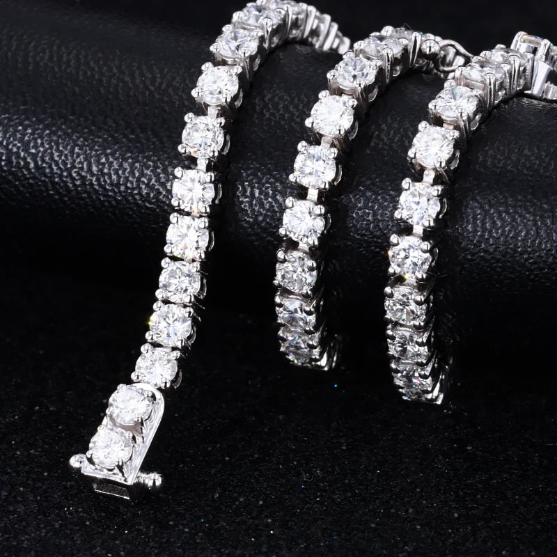 Moissanite Jewelry Tennis Bracelet Men Women Gift Party Trendy Wedding Customized