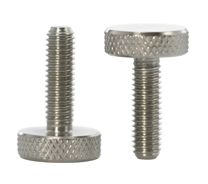 M1.6x3 4mm Head DIA DIN653 M4M5 304 Stainless Steel Knurled Flat Head Big Size Knob Thumb Screw M4x12 for Camera