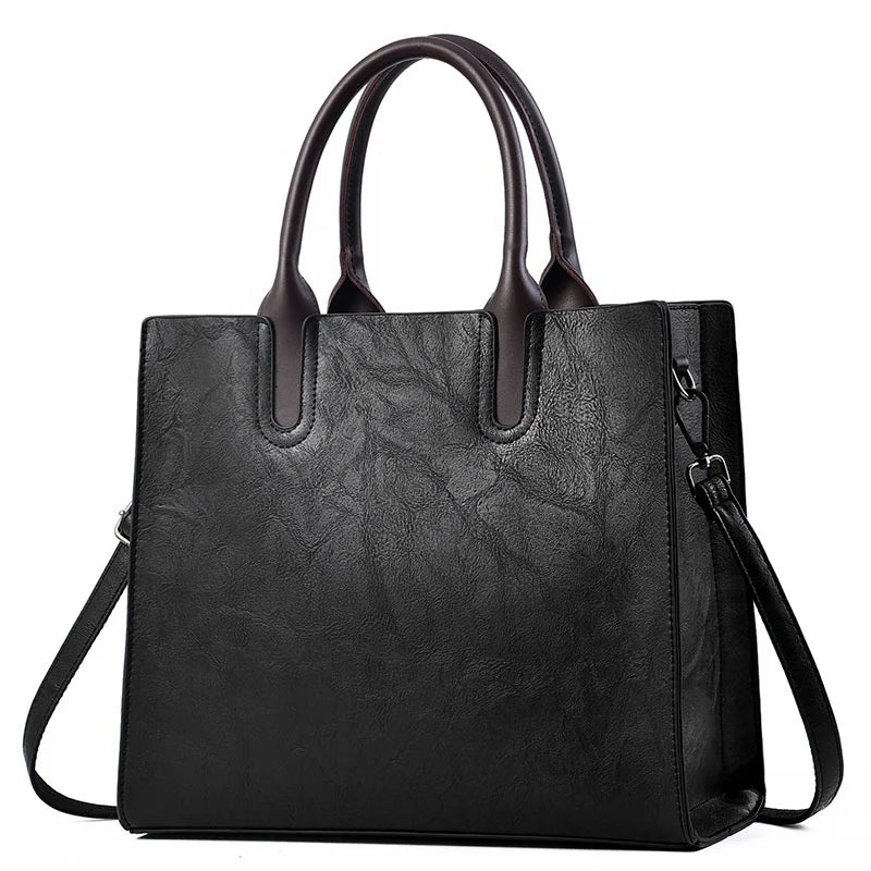 New Wholesale Ladies Custom Shopping Shoulder Large Capacity Ladies PU Leather Fashion Woman Handbags Bags for Women