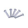 China Manufacturer's Custom Aluminum Round Head Semi Tubular Rivets ISO Standard Saitong Brand for New Energy Autos