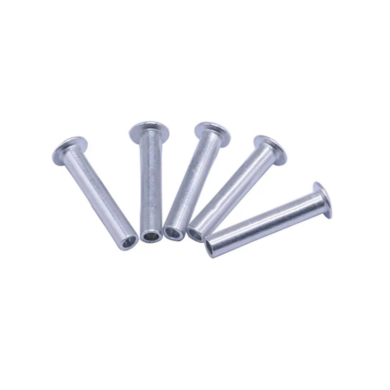 China Manufacturer's Custom Aluminum Round Head Semi Tubular Rivets ISO Standard Saitong Brand for New Energy Autos