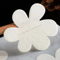 Custom Shape Embossed Cotton Paper Adhesive Embossed Sticker Label for Printing Labels Logo Print