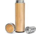 Hot selling new design eco water bottle bamboo with plastic lid water bottle