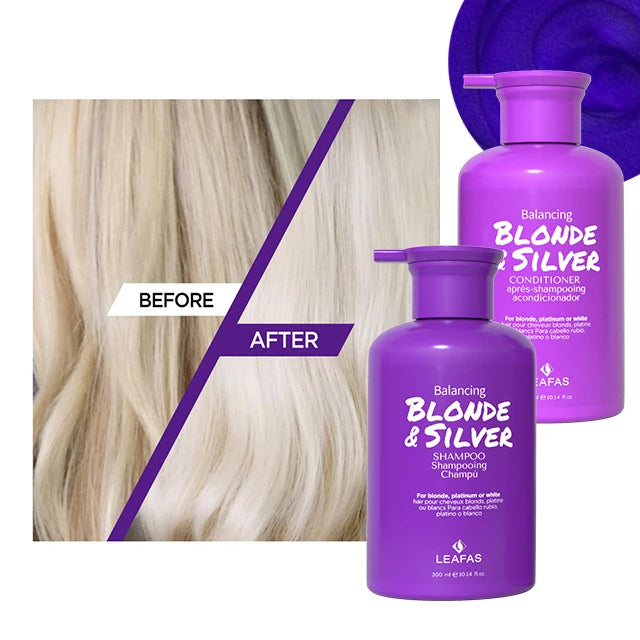 Salon Quality Purple Shampoo for Blonde Hair Anti- Brassy Purple Toner No Yellow Shampoo 500ml