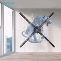 Exceptional Quality 65CM 3D Holographic Fan for Indoor Installations Attracting Consumer Attention 3D LED Hologram Fan