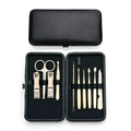 Professional Little Star T1010BK 10pcs Stainless Steel Scissors Nail Care Set Manicure Kit Portable Travel Pedicure Tool