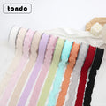 Tondo 2.5CM Valentine's Day Gift Packaging Cake Flower Wrapping Wavy Lace Ribbon Ruffled Pleated Ribbon