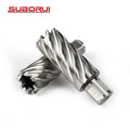SUBORUI OEM ODM Customized 12-65mm High Speed Steel Weldon Shank Annular Broach Cutter Magnetic Core Drill Bit for Metal