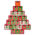Custom Surprise Blind Box Book Shape Wedding Christmas Countdown Calendar Box for Gift Packaging