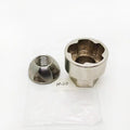 4-hole M8 Galvanized Nickel Plated Stainless Steel Anti-theft Security Nuts Bolts for Machine Automotive Use Self-tapping CNC