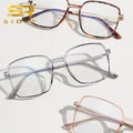 STORY W239 2024 Brand Design 90s Trendy Oversized TR90 Frame Fashion Square Blocking Blue Light Glasses Women Anti-blue Eyewear