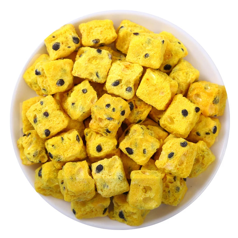 100% Natural Dried Diced Fruit Freeze-Dried Passion Fruit Cubes Pure Pulp FD Fresh Fruit Tea 5A Quality