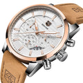 5104 Benyar 2022 Luxury Stainless Steel Watch Men's Quartz Watch Men Casual With Luxury Watch Waterproof Clock Relogio Gift