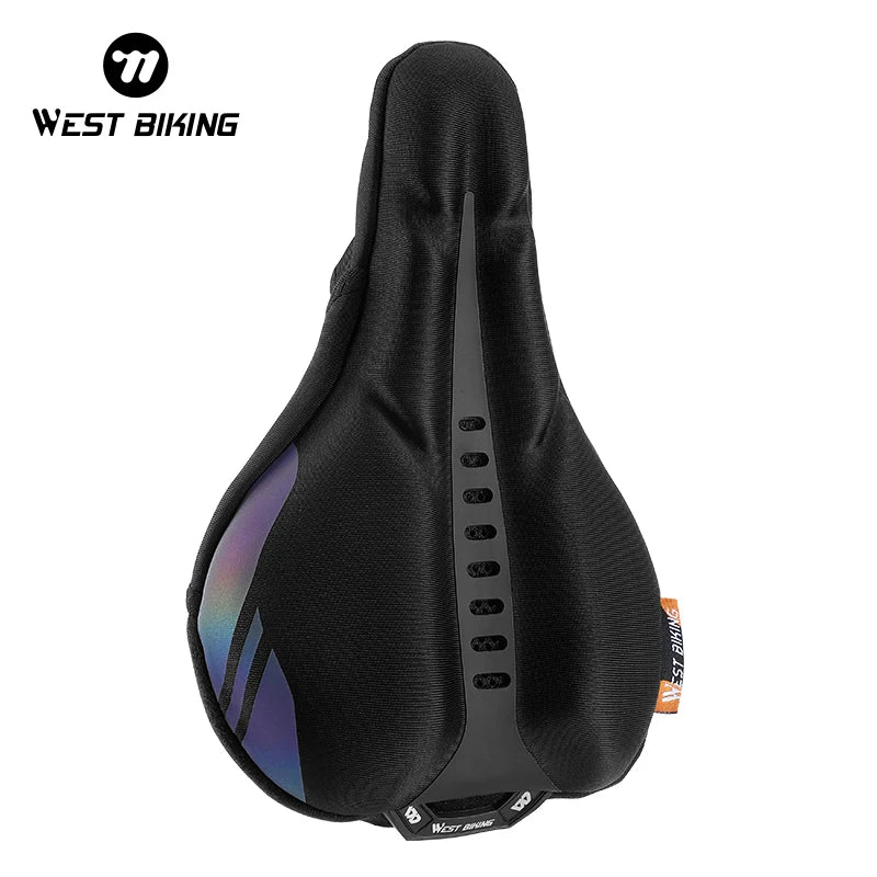 Thickened High Elastic Soft Bicycle Saddle Seat Cover Leather Silicone Bike Saddle Fixation Bicycle Saddle Cover