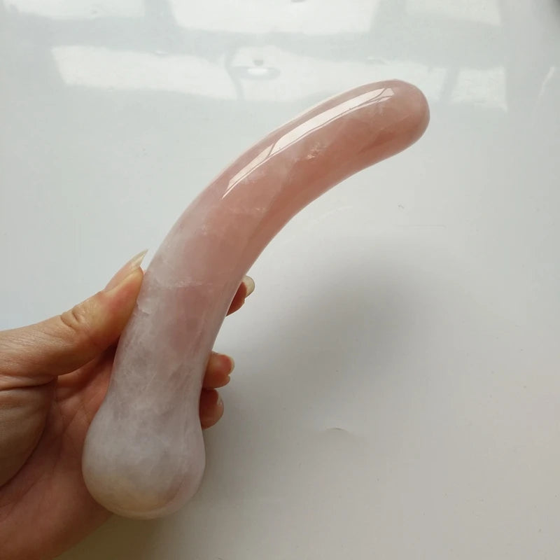HY Hot sale natural crystal rose quartz sexual awakening personal product penis wholesale sexy toy for women kegel