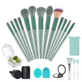 Hot Sale 23pcs Makeup Brush Set with Mirror New Design Beauty Tool Including Silicone Facial Brush and Shaving Brush