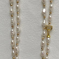 Handmade Gold-Plated Beaded Necklace for Women Trendy Unisex Jewelry for Wedding Party or Engagement