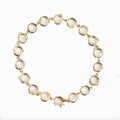 Laodun New Arrivals INS Popular S925 Bracelet Geometric Creative Design Crystal Zircon Sterling Silver Bracelet