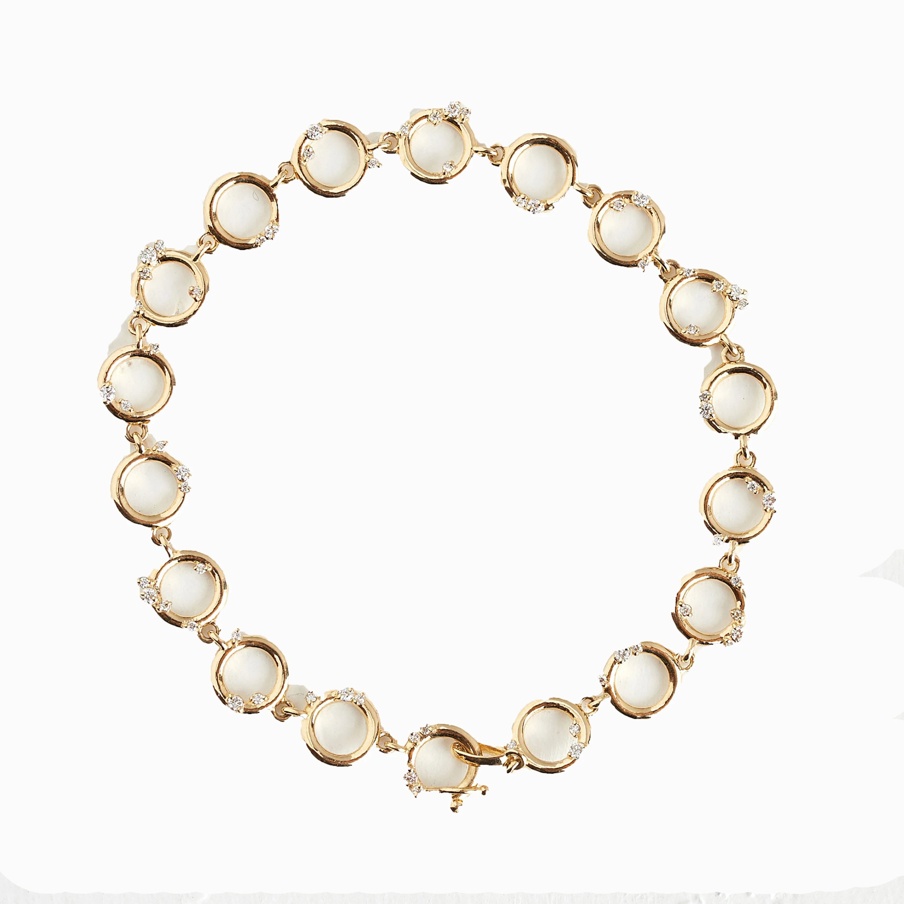 Laodun New Arrivals INS Popular S925 Bracelet Geometric Creative Design Crystal Zircon Sterling Silver Bracelet