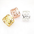 Cheap Table Accessories Simple Shape Circle Napkin Holder Crown Napkin Rings for Wedding