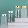 150ml High-End Acrylic Dispensing Bottle Transparent Frosted Packaging with Health Products Capsule Empty Medicine Bottle