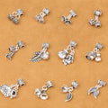 925sterling Silver Jewelry Accessories Vintage Bracelet Charms