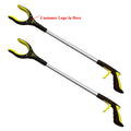 YUHANG 32 Inch Extra Long Grabber Reacher Rotating Jaw Industrial DIY Mobility Aid Reaching Tool Customizable OEM/ODM (Yellow)