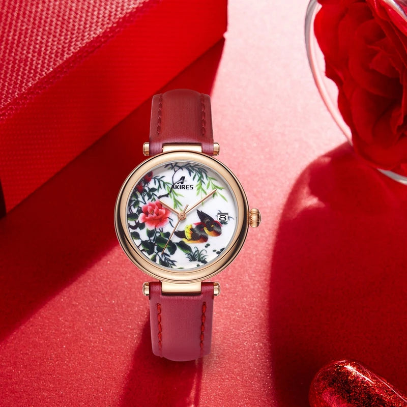 Luxury Ladies Fashion Design Watches Supplier Stainless Steel Automatic Mechanical Elegant Women Dress Wristwatches