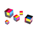 Hot Sale Color Crystal Cube Prism RGB Dispersion Prism for Physics Photography Suncatcher