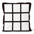 Personalized DIY Photo Print 4 6 9 Panel Pillow Case Cushion Cover Sublimation Blank Sofa Pillow Cover for Gift Christmas