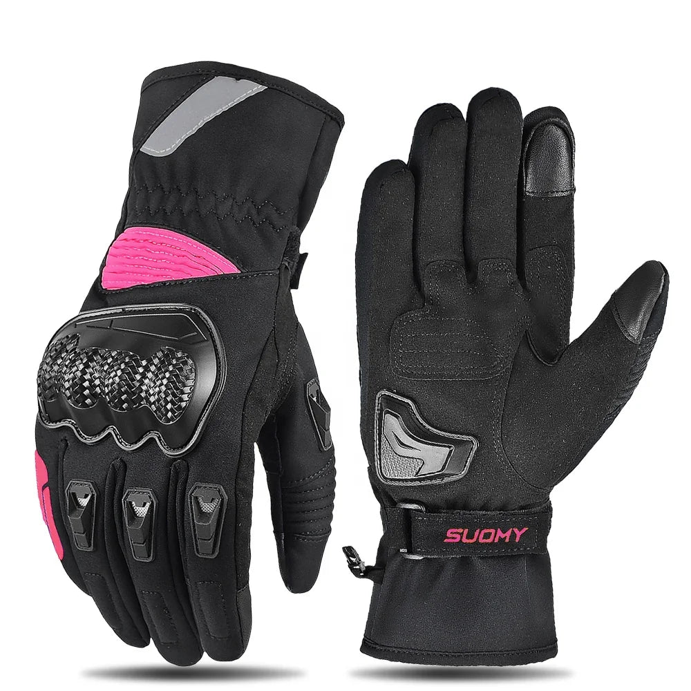 Winter Motorcycle Gloves Waterproof Gant Moto Warm Men Full Finger Moto Gloves Touch Screen Guantes Motorbike Riding Gloves