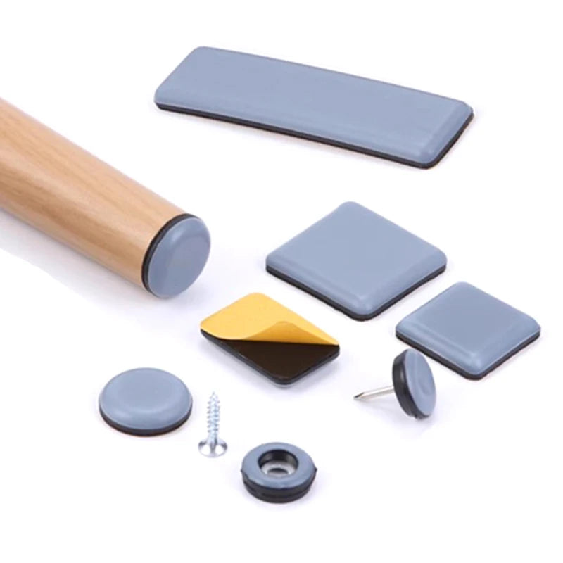 TOP Chair Leg Floor Protectors Heavy Furniture Glides Easy Sliders Furniture Pads Round Self Adhesive Furniture Slider Pad