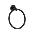 Modern Eco-Friendly Wall-Mounted Stainless Steel Towel Rack & Ring with Chrome Finish for Bathroom
