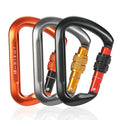 CLIWIZ Auto Locking Carabiner for Camping Muti-function 30KN Outdoor Climbing Activity 7075 Material Anodizing Snap Hook with CE